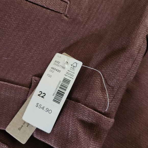 Reitmans Brown Straight Leg Pants - Picture 6 of 6